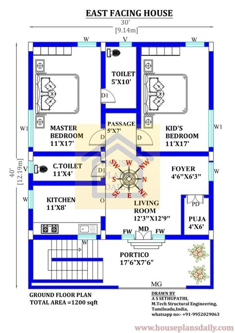 House Plan House Plan For Sq Ft Indian Style House