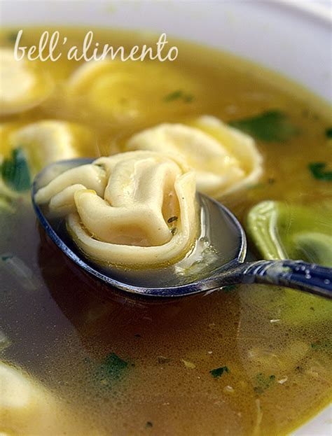 Tortellini In Brodo Tortellini In Broth Bell Alimento