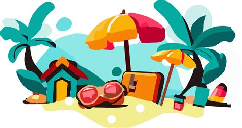 Summer Vacation Png Graphic Clipart Design 23258301 Png