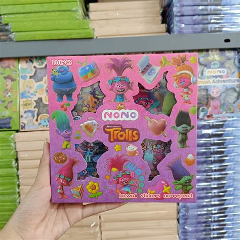 Jual Stiker Sticker Momo Nono And Cici Sanrio Characters Isi 100pcs Kuromi Melody Terbaru Shopee