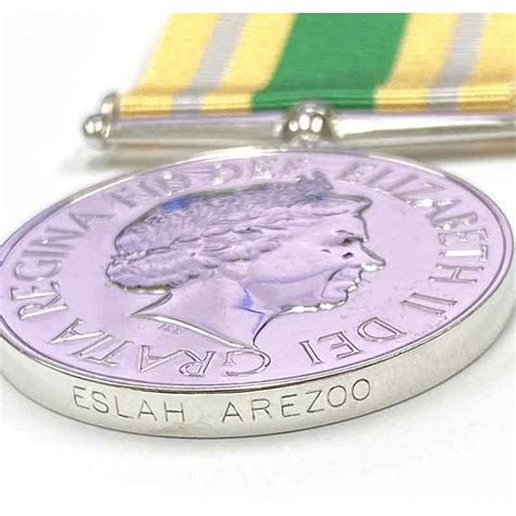 Civilian Service Medal for Afghanistan - Liverpool Medals