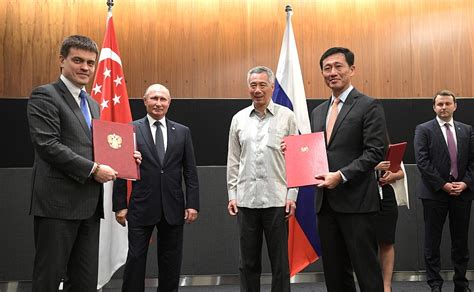 Meeting With Singapore Prime Minister Lee Hsien Loong President Of Russia