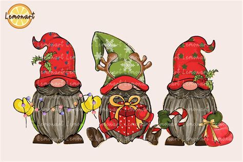 Retro Christmas Gnomes Sublimation Png Graphic By Lemonart · Creative