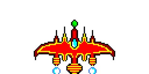 Space Ship Pixel Art