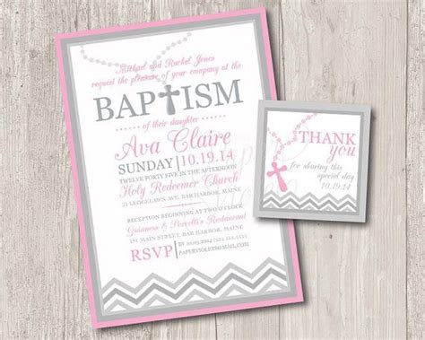 Pin on Free printable baptism invitation