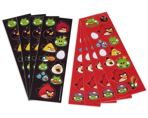 Amscan Inc Angry Birds Sticker Strips Amazon In Toys Games