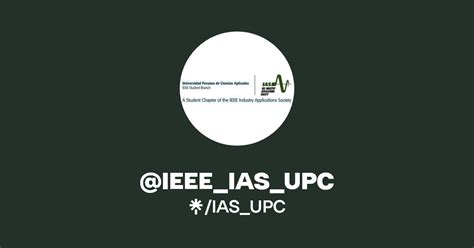 IEEE IAS UPC Instagram Facebook Linktree