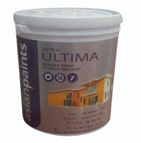 Asian Apex Ultima Weather Proof Exterior Emulsion Paint Ltr At Rs