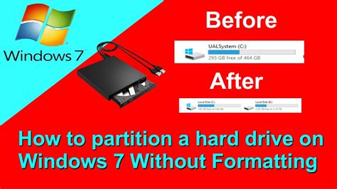 How To Partition C Drive In Windows Without Formatting Youtube