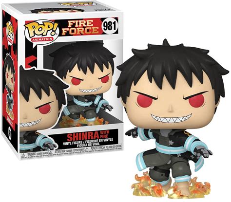 Funko Fire Force Pop Animation Shinra Vinyl Figure 981 With Fire Toywiz