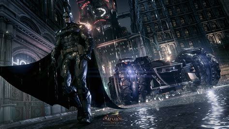 Wallpaper Video Games Batman Arkham Knight Batmobile Rocksteady