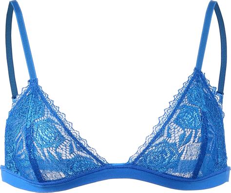 Bekdo Womens Ultra Sheer Sexy Comfortable Floral Lace Cute Triangle Bralette At Amazon Women’s