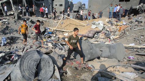 Israel Palestine War Gaza Suffers Most Air Strikes In A Month In