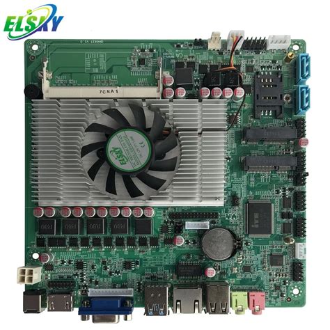 Elsky Mini Itx Motherboard Qm Dual Cores Ghz I M Rs