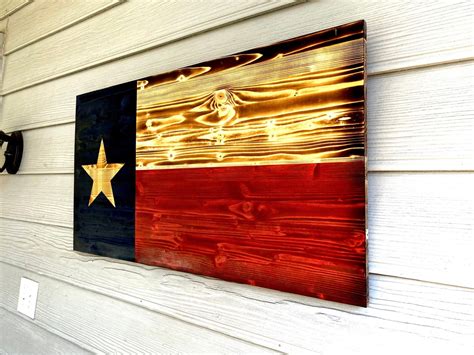 Wood Texas Flag - Etsy