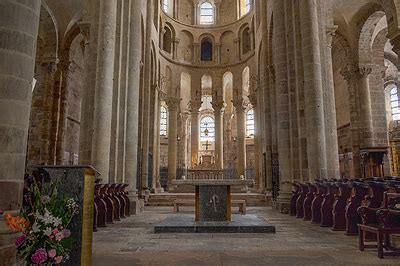 Abdijkerk Van Sainte Foy Conques Frankrijk F Occitanie France