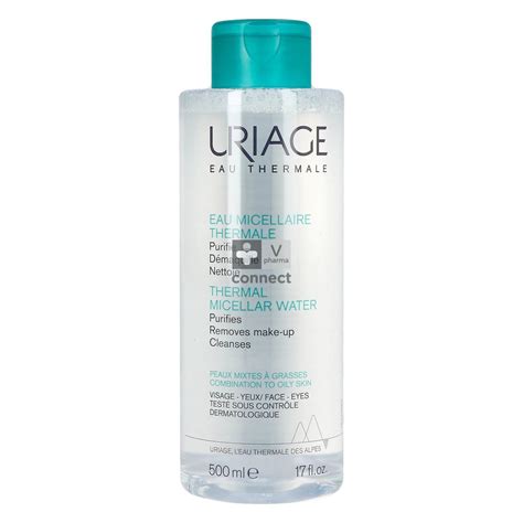 Uriage Eau Micellaire Thermale Peaux Mixtes à Grasses 500 ml