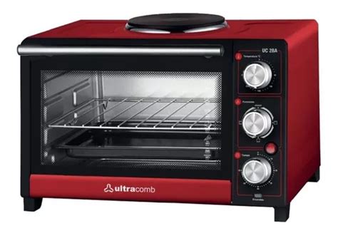 Horno de mesa eléctrico Ultracomb UC 28A 28L rojo 220V