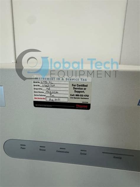 Thermo Ltq Xl Linear Ion Trap Mass Spectrometer With Dual Pumps