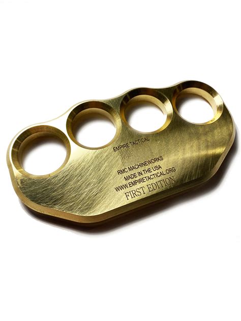 The First Edition Solid Brass Limited Run Knuckles American Made