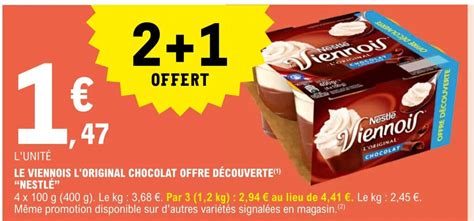 Promo Le Viennois L Original Chocolat Offre D Couverte Nestl Chez