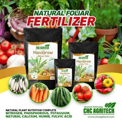 Maxigrow Natural Foliar Plus Humates By Chc Agritech Japanese