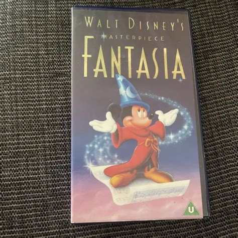 FANTASIA VHS WALT Disney Masterpiece PAL VHS Video Tape Cassette 7 99