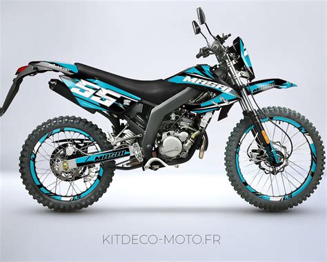 Kit déco Masai Razer 2011 2023 Craft Cyan Boutique Kit Déco Moto