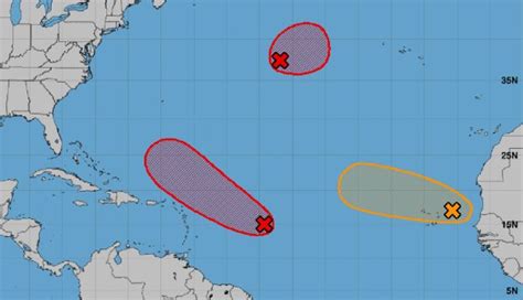 Tropical Depression Likely To Form As Nhc Tracks 3 Systems