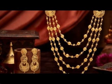 Gold Mohan Mala And Tushi Set Gold Jewellery Youtube