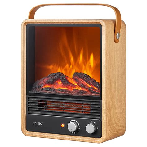 Shinic 1500w Flame Heater For Indoor Use Space Heater Fireplace With Realistic Flame And Fire