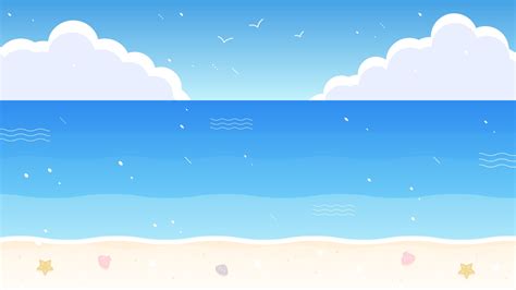 Okumono💭背景・動画フリー素材 On Twitter 🌟new🌟 ⛱夏の海の背景8種