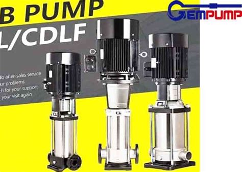 Cdlf High Pressure Multistage Centrifugal Pumps Hp Hp