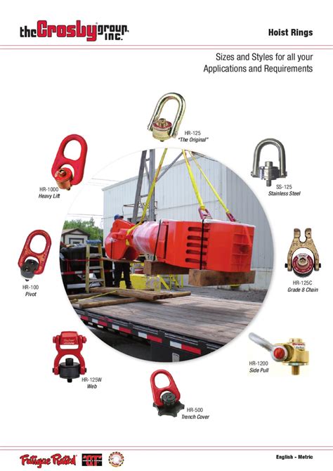 Crosby Hoist Rings Brochure English Metric By J J A Roelofsen Issuu