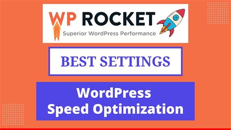 Mejores Configuraciones De Wp Rocket Optimizaci N De Velocidad De