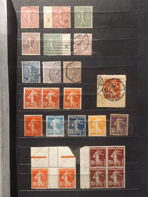 France 1903 1917 Rare Set With Complete Tracking Yvert Catawiki