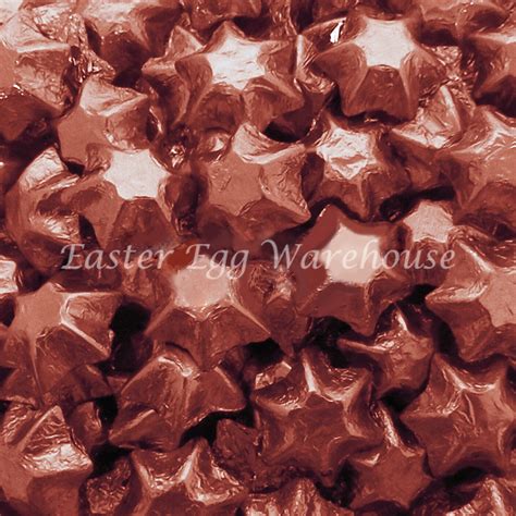 Milk Chocolate Stars Burgundy 500g 57 Pieces Made In Australia