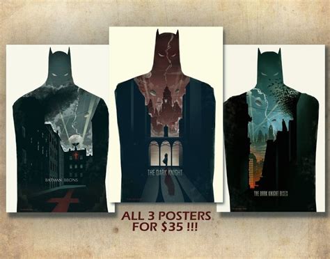 The best Batman Trilogy posters I have seen : batman