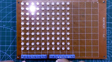 10x10 LED Matrix How To Make LED Matrix YouTube