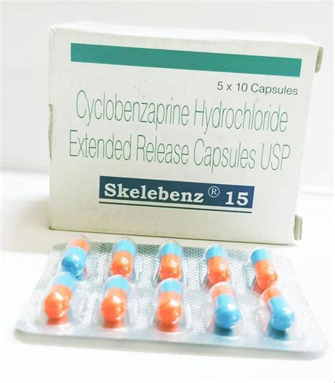 Skelebenz 15 Capsule Cyclobenzaprine Hydrochloride Extended Release