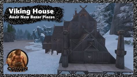 Aesir Bazar Blocks Functional Viking House Conan Exiles YouTube