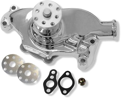 Demotor Performance Nicely Chromed High Volume Short Water Pump For Sbc