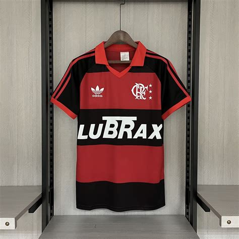 Camisa Home Flamengo 1987 Versão Retrô Shark Outlet