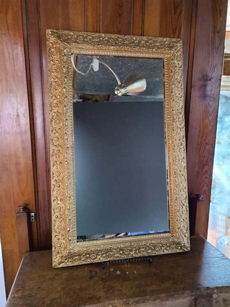 Antique Gold Wall Mirror With Ornate Gold Frame - Etsy