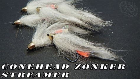 Fly Tying Conehead Zonker Streamer YouTube