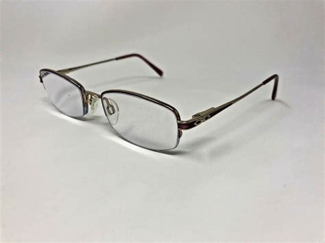 Aristar Ar16307 534 Eyeglasses Frame Half Rimless 49 18 135 Pink Gold Wg50 Ebay