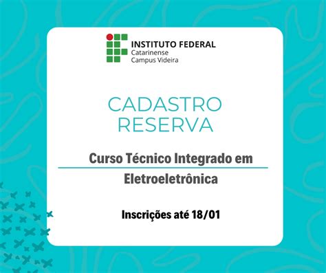 Abertas as inscrições para o cadastro de reserva de vagas destinadas ao