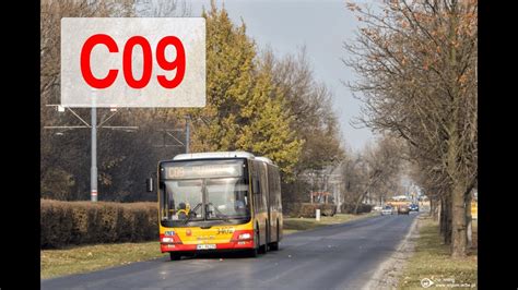 C09 Autobusem po Warszawie Wszystkich Świętych Cmentarz Północny