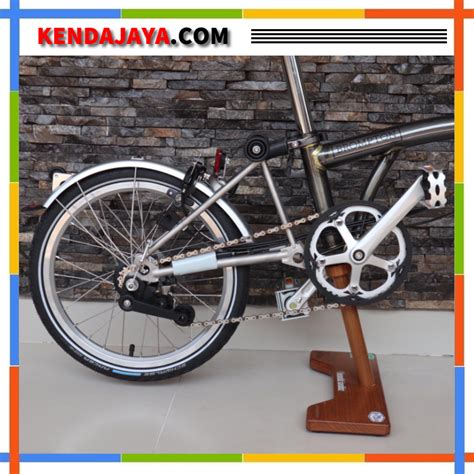 Sepeda Lipat Brompton M6lx Raw Lacquer Titanium 2020