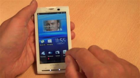 Sony Ericsson Xperia X10 The On Screen Keyboard And Dialing Youtube